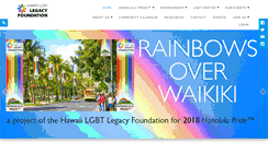 Desktop Screenshot of hawaiilgbtlegacyfoundation.com